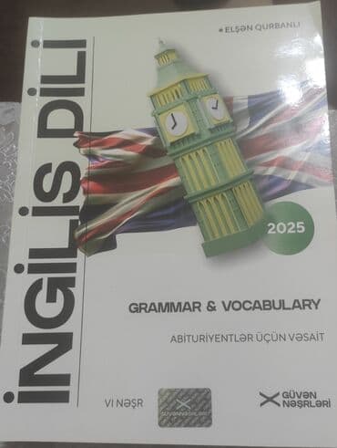 Məhsul: İngilis dili üzrə dərs vəsaiti – “Grammar & Vocabulary” lalafo.az -da Məhsul: İngilis dili üzrə dərs vəsaiti – “Grammar & Vocabulary”