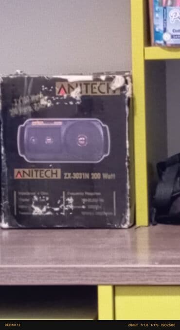 ANITECH ZX-3031N avtomobil akustik sistemi - 3-way Bass Reflex car lalafo.az -da ANITECH ZX-3031N avtomobil akustik sistemi - 3-way Bass Reflex car