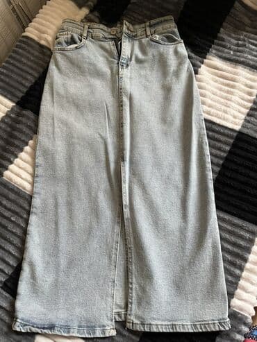 Açıq mavi rəngdə, dizden asagi cins etek qiymet razilasma ile❤️ lalafo.az -da Açıq mavi rəngdə, dizden asagi cins etek qiymet razilasma ile❤️