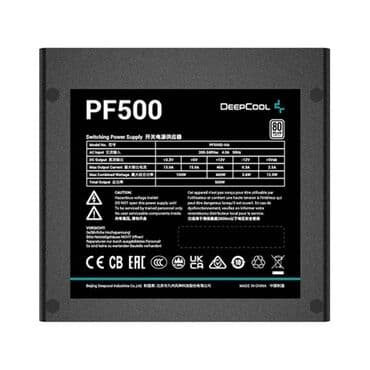 Qida blokları: DEEP COOL PF500 80PLUS 500W Texniki göstəricilər • Qida:500W lalafo.az -da — 2 Qida blokları: DEEP COOL PF500 80PLUS 500W Texniki göstəricilər • Qida:500W — 2