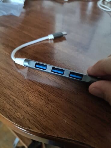 USB-C → 3x USB-A 3.0 hub/adaptor - Giriş: USB-C (Type-C) konnektor – lalafo.az -da USB-C → 3x USB-A 3.0 hub/adaptor - Giriş: USB-C (Type-C) konnektor –