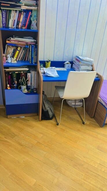 Oğlan və qız üçün, 2 təknəfərlik çarpayı, Yazı masası lalafo.az -da Oğlan və qız üçün, 2 təknəfərlik çarpayı, Yazı masası