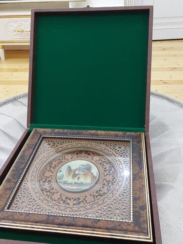 Taxta qutu içində dekorativ divar panosu - Material: taxta çərçivə lalafo.az -da Taxta qutu içində dekorativ divar panosu - Material: taxta çərçivə