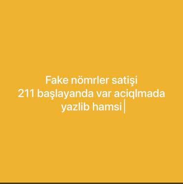 Məhsul: “Fake nömrələr” xidmətinin elan mətnində göstərildiyi kimi lalafo.az -da Məhsul: “Fake nömrələr” xidmətinin elan mətnində göstərildiyi kimi