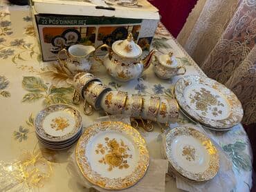 Çay dəsti, rəng - Ağ lalafo.az -da Çay dəsti, rəng - Ağ