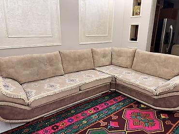 Künc divan – yumşaq və rahat oturma sahəsi ilə geniş L formalı model lalafo.az -da Künc divan – yumşaq və rahat oturma sahəsi ilə geniş L formalı model
