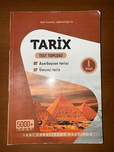 Azərbaycan Tarixi Testlər 11-ci sinif, Anar İsayev, RM, 1-ci hissə, 2023 il lalafo.az -da Azərbaycan Tarixi Testlər 11-ci sinif, Anar İsayev, RM, 1-ci hissə, 2023 il