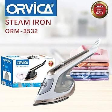 ORVICA Steam Iron ORM-3532 - Güclü buxar ütüsü – qırışıqları sürətlə lalafo.az -da ORVICA Steam Iron ORM-3532 - Güclü buxar ütüsü – qırışıqları sürətlə
