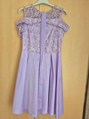 Bənövşəyi rəngdə zərif qısa don. - Üst hissə şəffaf tül üzərində incə lalafo.az -da Bənövşəyi rəngdə zərif qısa don. - Üst hissə şəffaf tül üzərində incə