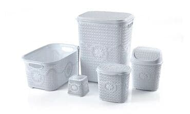 Ağ rəngli toxuma naxışlı plastik məişət dəsti Tərkib: - Böyük paltar lalafo.az -da Ağ rəngli toxuma naxışlı plastik məişət dəsti Tərkib: - Böyük paltar