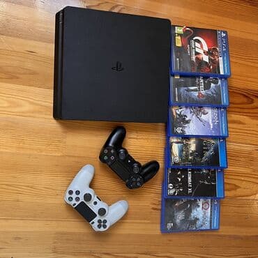 PlayStation 4 Slim komplekti Tərkib: - PS4 Slim konsolu - 2 ədəd lalafo.az -da PlayStation 4 Slim komplekti Tərkib: - PS4 Slim konsolu - 2 ədəd