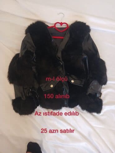 Kürk, L, rəng - Qara lalafo.az -da Kürk, L, rəng - Qara