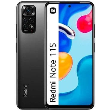Redmi Note 11S, 128 GB, rəng - Qara, Zəmanət, Sensor, Barmaq izi lalafo.az -da Redmi Note 11S, 128 GB, rəng - Qara, Zəmanət, Sensor, Barmaq izi