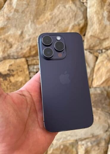 IPhone 14 Pro, 256 GB, Deep Purple, Face ID lalafo.az -da IPhone 14 Pro, 256 GB, Deep Purple, Face ID