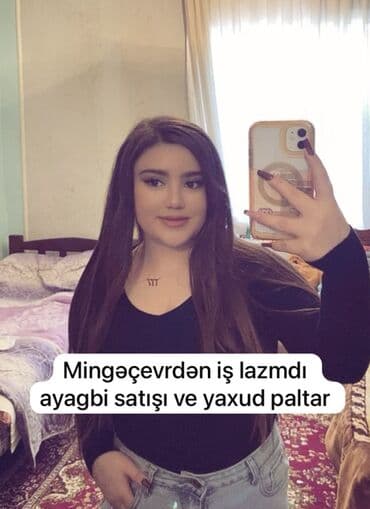 Satış məsləhətçisi, Qadın, 19 yaş, Təcrübəsiz, Ayaqqabılar lalafo.az -da Satış məsləhətçisi, Qadın, 19 yaş, Təcrübəsiz, Ayaqqabılar