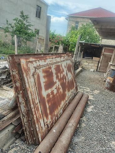Həyət və ya tikinti sahəsi üçün uyğun olan böyük ölçülü dəmir qapı və lalafo.az -da Həyət və ya tikinti sahəsi üçün uyğun olan böyük ölçülü dəmir qapı və