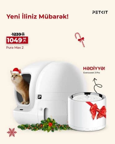 : 🐾 PETKIT Pura Max 2 — полностью автоматический умный туалет для lalafo.az -da : 🐾 PETKIT Pura Max 2 — полностью автоматический умный туалет для