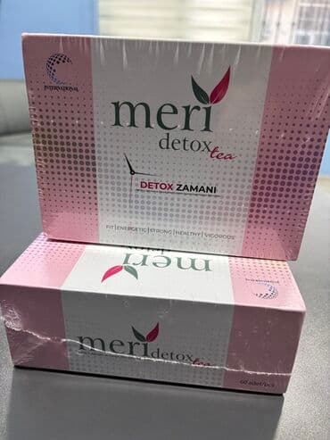 Məhsul: Meri Detox Tea – “Detox Zamanı” Xüsusiyyətlər: - Qutuda: 60 lalafo.az -da — 4 Məhsul: Meri Detox Tea – “Detox Zamanı” Xüsusiyyətlər: - Qutuda: 60 — 4