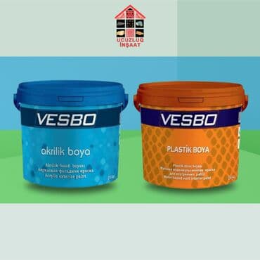 Vesbo fasad, plastik boyası Vesbo Fasad - Akrilik kopolimer emulsiya lalafo.az -da Vesbo fasad, plastik boyası Vesbo Fasad - Akrilik kopolimer emulsiya