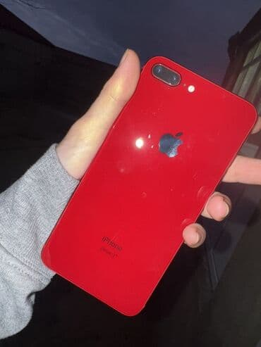 IPhone 8 Plus, Qırmızı, Simsiz şarj lalafo.az -da IPhone 8 Plus, Qırmızı, Simsiz şarj