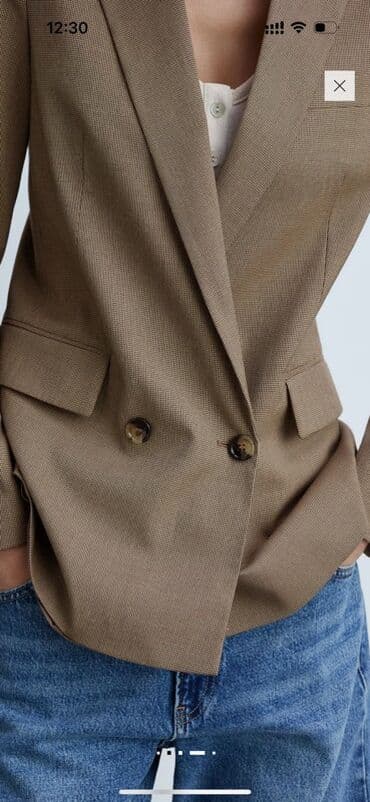 Mango klassik blazer - Model: iki cərgəli düyməli, kəsimi düz - Rəng lalafo.az -da Mango klassik blazer - Model: iki cərgəli düyməli, kəsimi düz - Rəng