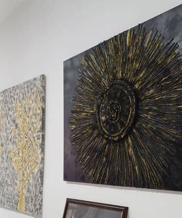 Tablolar, təkcə boya ilə deyil,əlavə işləmələrlə. Əlavə sifarişlər lalafo.az -da Tablolar, təkcə boya ilə deyil,əlavə işləmələrlə. Əlavə sifarişlər