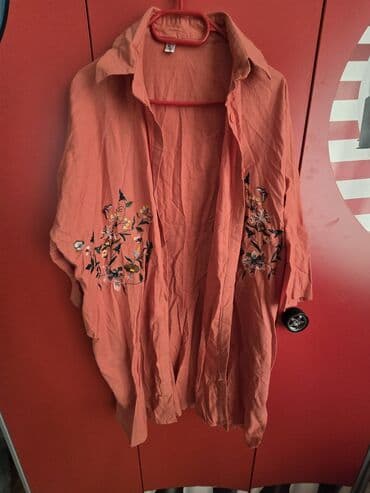 56 beden, təzə. - Model: uzun, açıq önlü qadın koftası/kimono tipli lalafo.az -da 56 beden, təzə. - Model: uzun, açıq önlü qadın koftası/kimono tipli