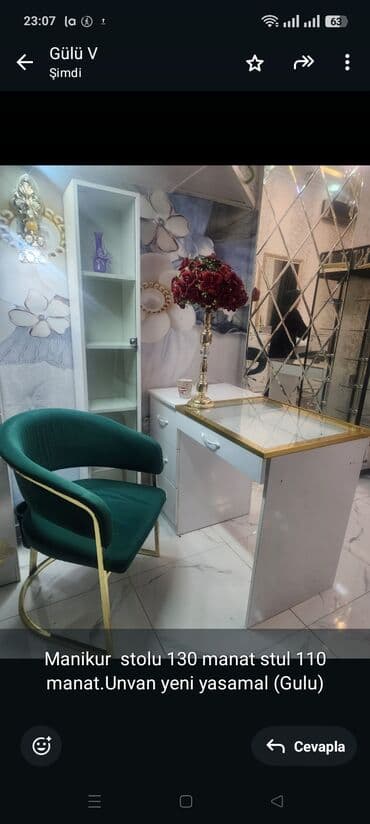 Manikür üçün masa lalafo.az -da Manikür üçün masa