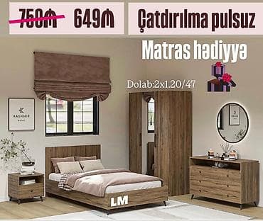 Yataq dəsti – sifarişlə və yeni Qiymət: 649₼ Dəstənin tərkibi: - lalafo.az -da Yataq dəsti – sifarişlə və yeni Qiymət: 649₼ Dəstənin tərkibi: -