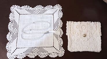 SƏCCADƏ əl işim. 3lü dəst. yeni toxunub.🕋 Ağ rəngdə dəst – təsbeh lalafo.az -da SƏCCADƏ əl işim. 3lü dəst. yeni toxunub.🕋 Ağ rəngdə dəst – təsbeh