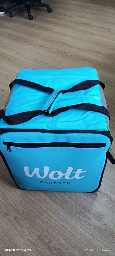 Wolt Partner çatdırılma çantası (termos/backpack) - Rəng: firuzəyi lalafo.az -da Wolt Partner çatdırılma çantası (termos/backpack) - Rəng: firuzəyi