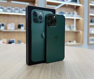 IPhone 13 Pro Max, 128 GB, Yaşıl, Zəmanət, Simsiz şarj, Face ID lalafo.az -da IPhone 13 Pro Max, 128 GB, Yaşıl, Zəmanət, Simsiz şarj, Face ID