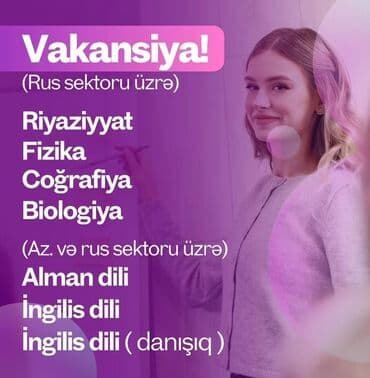 Tərbiyəçilər: Müəllim tələb olunur, Riyaziyyat lalafo.az -da — 1 Tərbiyəçilər: Müəllim tələb olunur, Riyaziyyat — 1