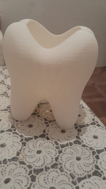 Digər məişət məhsulları: Diş formasında dekorativ diş fırçası və pastası saxlama qabı/ lalafo.az -da — 2 Digər məişət məhsulları: Diş formasında dekorativ diş fırçası və pastası saxlama qabı/ — 2