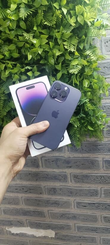 IPhone 14 Pro, 128 GB, Deep Purple, Zəmanət, Kredit, Simsiz şarj lalafo.az -da IPhone 14 Pro, 128 GB, Deep Purple, Zəmanət, Kredit, Simsiz şarj
