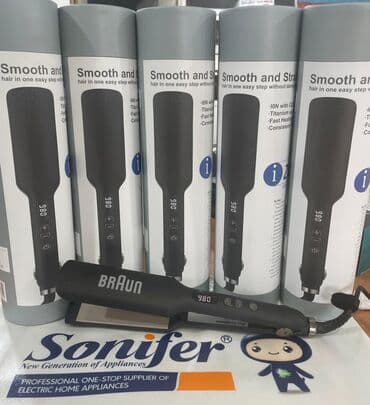 Braun saç ütü feni Saçlarınızı tez və asan formada düzləşdirmək lalafo.az -da Braun saç ütü feni Saçlarınızı tez və asan formada düzləşdirmək