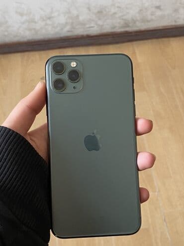 IPhone 11 Pro Max, 256 GB, Matte Midnight Green, Face ID lalafo.az -da IPhone 11 Pro Max, 256 GB, Matte Midnight Green, Face ID