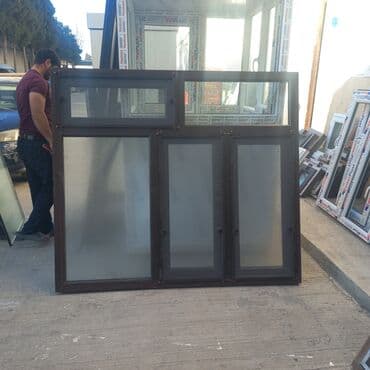 Plastik Aluminium Şüşə Qapı Pəncərə Sistemləri: İşlənmiş İkiqat şüşə paketi Plastik pəncərə, Еni: 170 sm, Uzunluğu: 150 sm, Pulsuz quraşdırma lalafo.az -da Plastik Aluminium Şüşə Qapı Pəncərə Sistemləri: İşlənmiş İkiqat şüşə paketi Plastik pəncərə, Еni: 170 sm, Uzunluğu: 150 sm, Pulsuz quraşdırma