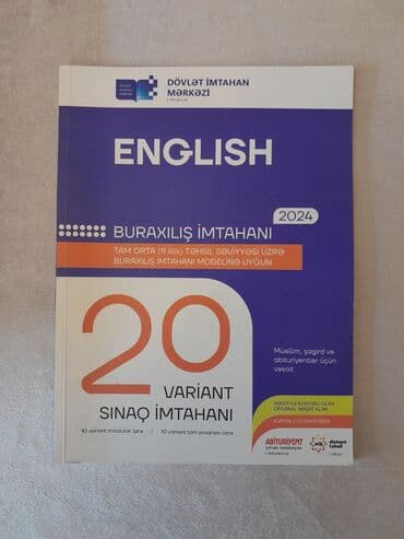 İngilis dili Testlər 11-ci sinif, DİM, 1-ci hissə, 2024 il lalafo.az -da İngilis dili Testlər 11-ci sinif, DİM, 1-ci hissə, 2024 il