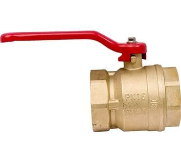 Misin korpuslu, qırmızı qolu olan sferik (kran) klapan. Texniki lalafo.az -da Misin korpuslu, qırmızı qolu olan sferik (kran) klapan. Texniki