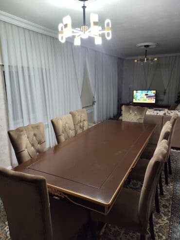Qonaq otağı üçün, Yeni, Açılmayan, Dördbucaq masa, 8 stul lalafo.az -da Qonaq otağı üçün, Yeni, Açılmayan, Dördbucaq masa, 8 stul