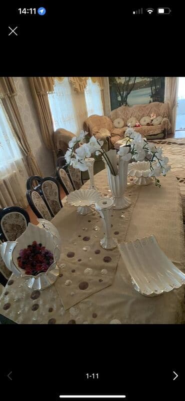 Stol qablari satilir meyve qabi kanfet qabi iki dene samdan guldan lalafo.az -da Stol qablari satilir meyve qabi kanfet qabi iki dene samdan guldan