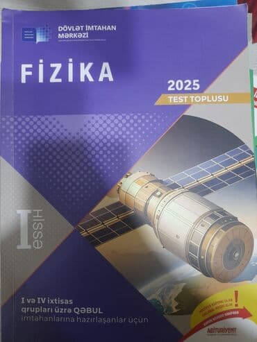 Məhsul: “Fizika 2025 – Test Toplusu, I hissə” (Dövlət İmtahan Mərkəzi) lalafo.az -da Məhsul: “Fizika 2025 – Test Toplusu, I hissə” (Dövlət İmtahan Mərkəzi)