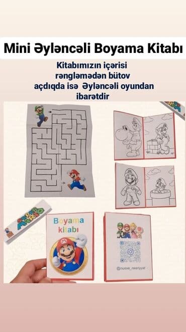 Uşaqlar üçün əyləncəli boyama kitabları və öyrədici oyuncaqlar lalafo.az -da Uşaqlar üçün əyləncəli boyama kitabları və öyrədici oyuncaqlar