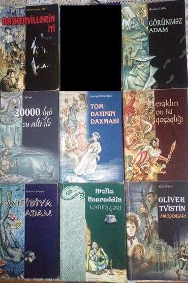 Bədii kitablar Baskervilərin iti,Görünməz adam, 20000 lyö su altı ilə lalafo.az -da Bədii kitablar Baskervilərin iti,Görünməz adam, 20000 lyö su altı ilə