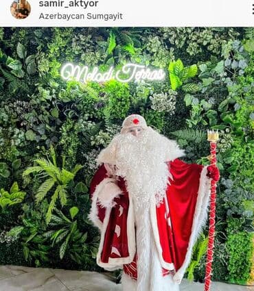 Yeni il tədbirləri üçün Şaxta Baba obrazı ilə animasiya xidməti lalafo.az -da Yeni il tədbirləri üçün Şaxta Baba obrazı ilə animasiya xidməti