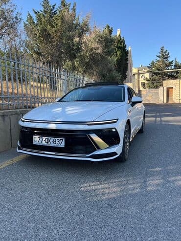 Hyundai Sonata 2025 gunluk heftelik ayliq rent car taxi narahat lalafo.az -da Hyundai Sonata 2025 gunluk heftelik ayliq rent car taxi narahat