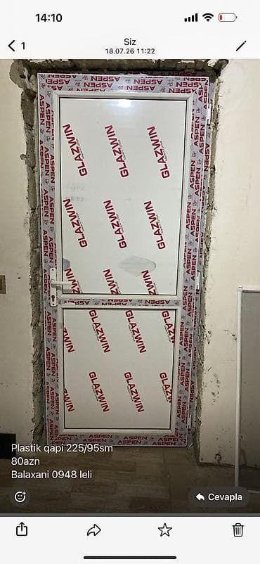 Plastik qapi 225/95sm
80azn
Balaxani 0948 leli lalafo.az -da Plastik qapi 225/95sm
80azn
Balaxani 0948 leli