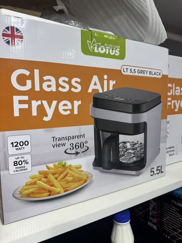 Glass Air Fryer 5.5 L 1200 wat
Resmi zamanet unavan catirlma lalafo.az -da Glass Air Fryer 5.5 L 1200 wat
Resmi zamanet unavan catirlma