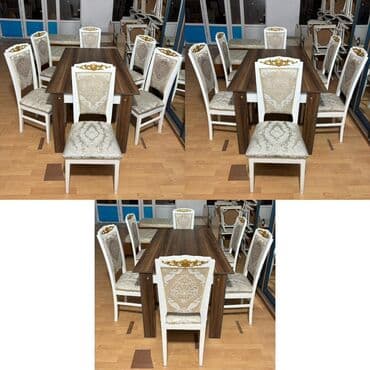 Qonaq otağı üçün, İşlənmiş, Açılmayan, Dördbucaq masa, 6 stul lalafo.az -da Qonaq otağı üçün, İşlənmiş, Açılmayan, Dördbucaq masa, 6 stul